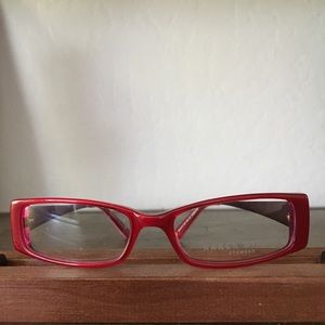 Karen Millen red eye glasses frame women